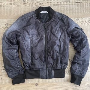 NORTH FACE DENIM LOOK BOMBER JACKET X SMALL